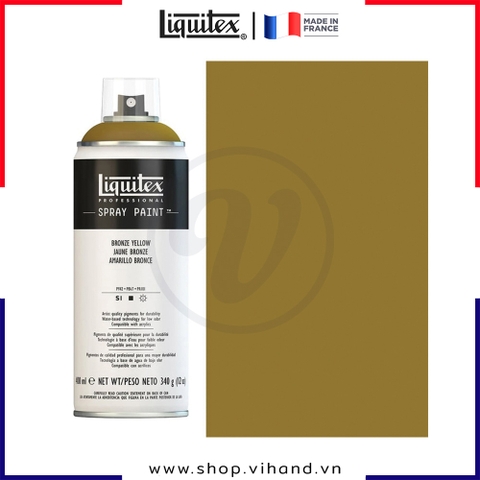 Bình sơn xịt cao cấp Liquitex Professional Spray Paint 530 Bronze Yellow - 400ml