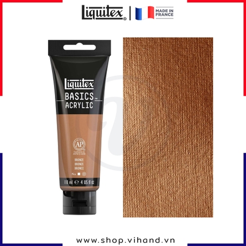 Màu vẽ đa chất liệu Liquitex Basics Acrylic Bronze #054 – 118ml (4Oz)