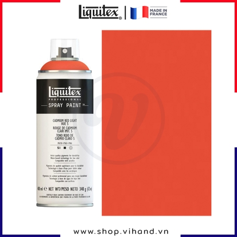 Bình sơn xịt cao cấp Liquitex Professional Spray Paint 5510 Cadmium Red Light Hue 5 - 400ml