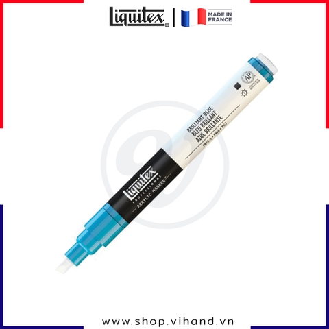 Bút vẽ sơn acrylic cao cấp Liquitex Professional Paint Marker 570 Brilliant Blue - Ngòi 2mm