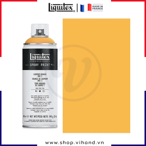 Bình sơn xịt cao cấp Liquitex Professional Spray Paint 5720 Cadmium Orange Hue 5 - 400ml