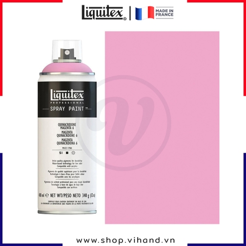 Bình sơn xịt cao cấp Liquitex Professional Spray Paint 6114 Quinacridone Magenta 6 - 400ml