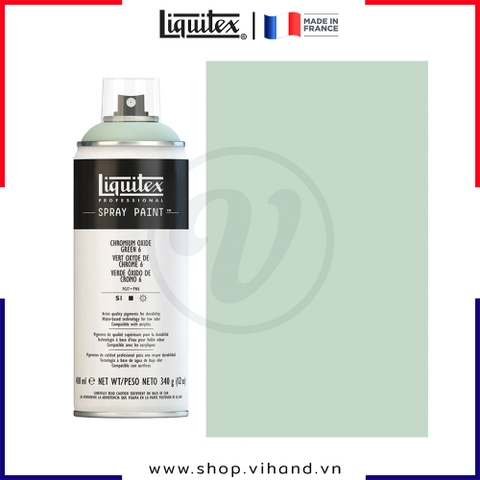 Bình sơn xịt cao cấp Liquitex Professional Spray Paint 6166 Chromium Oxide Green 6 - 400ml