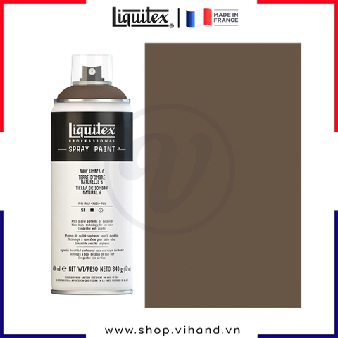 Bình sơn xịt cao cấp Liquitex Professional Spray Paint 6331 Raw Umber 6 - 400ml