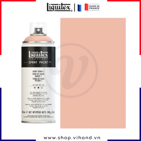 Bình sơn xịt cao cấp Liquitex Professional Spray Paint 7127 Burnt Sienna 7 - 400ml