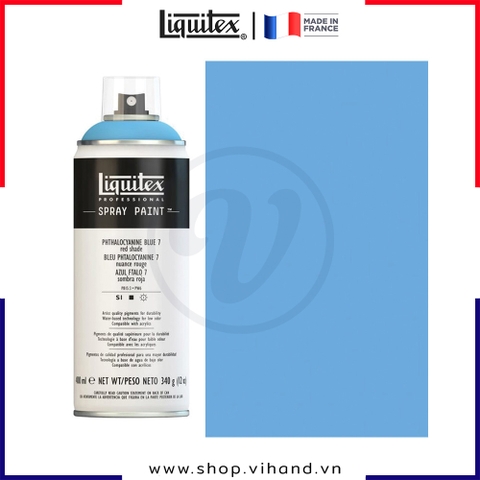 Bình sơn xịt cao cấp Liquitex Professional Spray Paint 7316 Phthalocyanine Blue 7 Red Shade - 400ml