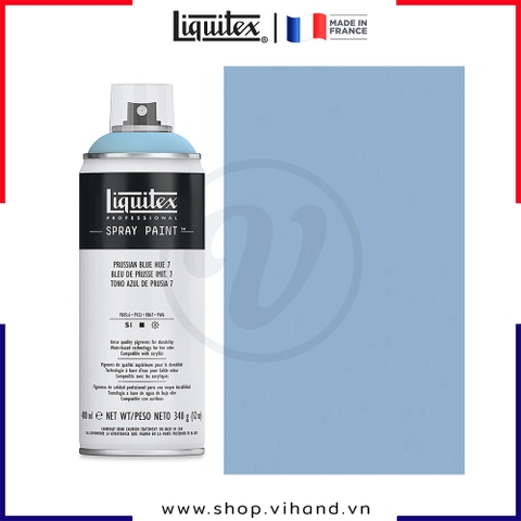 Bình sơn xịt cao cấp Liquitex Professional Spray Paint 7320 Prussian Blue Hue 7 - 400ml