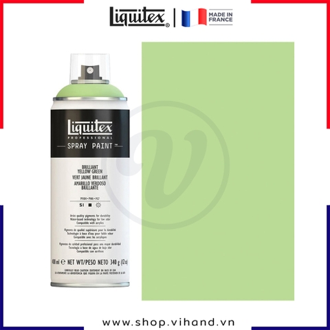 Bình sơn xịt cao cấp Liquitex Professional Spray Paint 840 Brilliant Yellow Green - 400ml