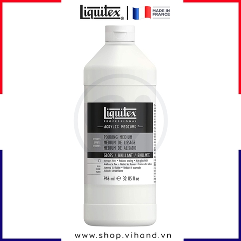 Dung môi đổ màu acrylic, tạo hiệu ứng bóng Liquitex Professional Gloss Pouring Medium - 946ml (32Oz)