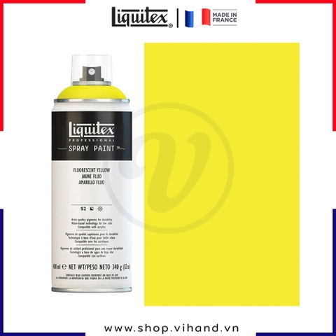 Bình sơn xịt cao cấp Liquitex Professional Spray Paint 981 Fluorescent Yellow - 400ml