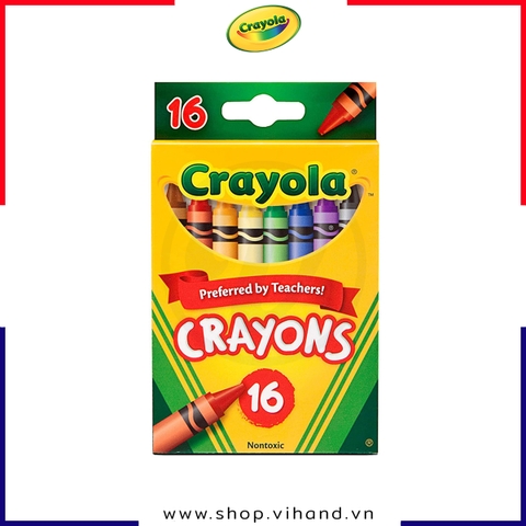 Bộ bút sáp màu tập tô cho trẻ Crayola Crayons - 16 Màu