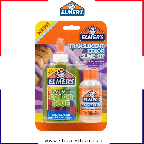 Bộ sản phẩm mini làm slime Elmer’s Washable Color Glue Slime Kit