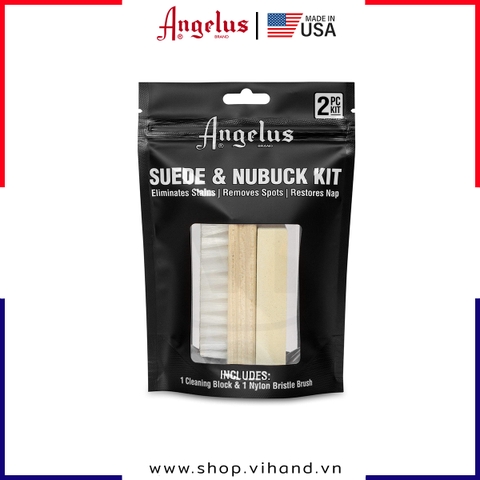 Bộ sản phẩm vệ sinh nubuck và da lộn Angelus Nubuck & Suede Kit cao cấp