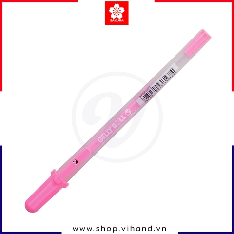 Bút Gel dạ quang Sakura Moonlight 10 XPGB10#420 0.5mm - Hồng quỳnh quang (Fl. Pink)