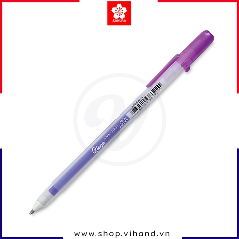 Bút Gel 3D bóng Sakura Gelly Roll Glaze 0.6mm XPGB#824 - Tím (Purple)