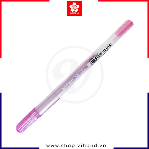 Bút Gel ánh kim Sakura Metallic 0.4mm XPGB-M#520 - Hồng (Pink)