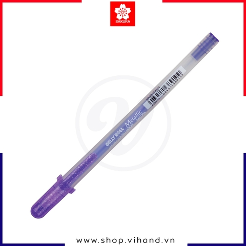 Bút Gel ánh kim Sakura Metallic 0.4mm XPGB-M#524 - Tím (Purple)