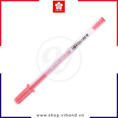 Bút Gel ánh kim Sakura Metallic 0.4mm XPGB-M#519 - Đỏ (Red)