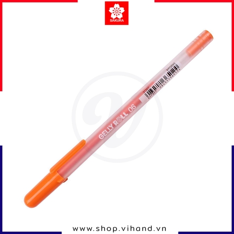 Bút bi Gel Sakura Classic 06 Fine 0.3mm 37327 - Cam (Orange)