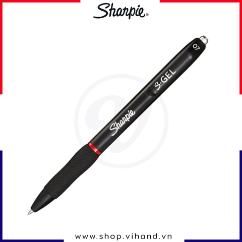 Bút bi gel đầu bấm cao cấp Sharpie S-Gel Medium Point 0.7mm - Red (Màu đỏ)