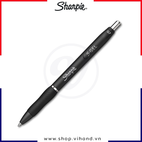 Bút bi gel đầu bấm cao cấp Sharpie S-Gel Medium Point 0.7mm - Black (Màu đen)