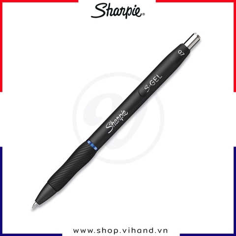 Bút bi gel đầu bấm cao cấp Sharpie S-Gel Medium Point 0.7mm - Blue (Màu xanh dương)