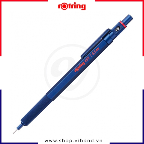 Bút chì cơ học cao cấp Rotring 600 0.5mm - Xanh dương (Blue)