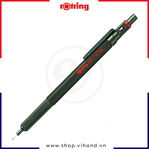 Bút chì cơ học cao cấp Rotring 600 0.7mm - Xanh lá (Green)