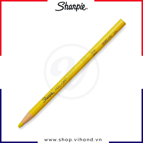 Bút chì sáp dầu dạng xé Sharpie Peel-Off China Marker - Yellow (Màu vàng)