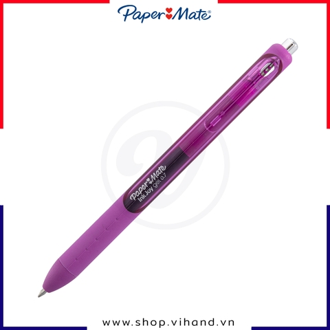 Bút gel đầu bấm Paper Mate InkJoy Gel Medium Point 0.7mm – Màu tím mọng (Berry)