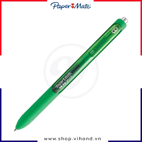 Bút gel đầu bấm Paper Mate InkJoy Gel Fine Point 0.5mm – Màu xanh lá cây (Green)
