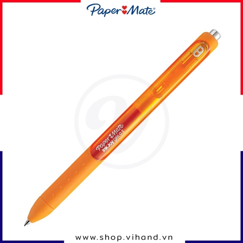 Bút gel đầu bấm Paper Mate InkJoy Gel Fine Point 0.5mm – Màu cam (Orange)