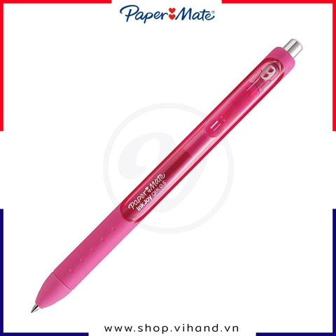 Bút gel đầu bấm Paper Mate InkJoy Gel Fine Point 0.5mm – Màu hồng (Pink)