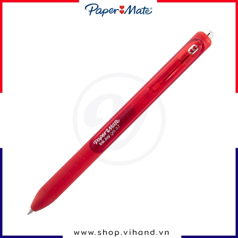 Bút gel đầu bấm Paper Mate InkJoy Gel Medium Point 0.7mm – Màu đỏ (Red)