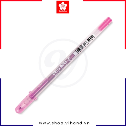 Bút Gel nhũ bạc Sakura Silver Shadow 0.7mm XPGB-M#620 - Viền Hồng (Pink)
