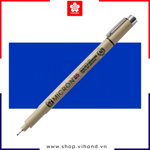 Bút đi nét line Sakura Pigma Micon 05 XSDK05#138 0.45mm – Royal Blue