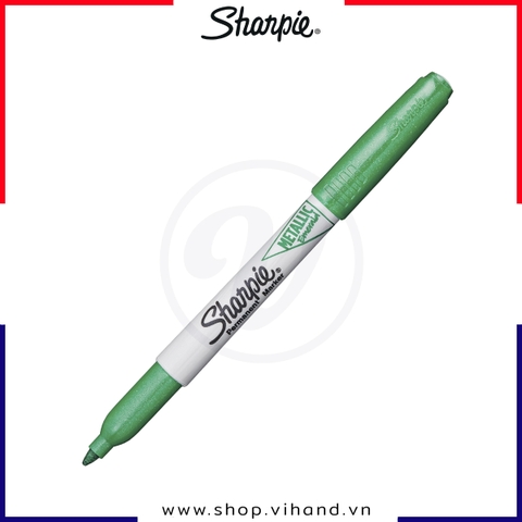 Bút lông dầu mực ánh kim Sharpie Metallic - Emerald (Màu lục ngọc bảo)