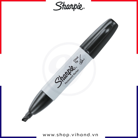 Bút lông dầu vẽ trên nhiều chất liệu Sharpie Chisel Tip - Màu Đen (Black)