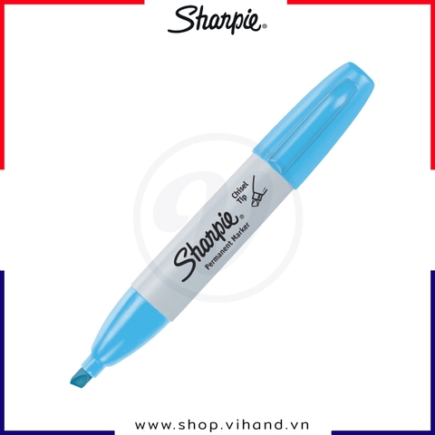 Bút lông dầu vẽ trên nhiều chất liệu Sharpie Chisel Tip - Màu xanh lơ (Turquoise)