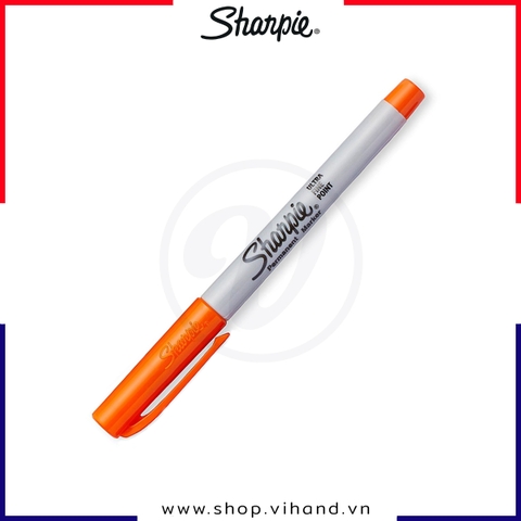 Bút lông dầu ngòi kim Sharpie Ultra Fine 0.5mm - Màu cam (Orange)