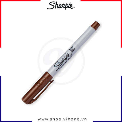 Bút lông dầu ngòi kim Sharpie Ultra Fine 0.5mm - Màu Nâu (Brown)