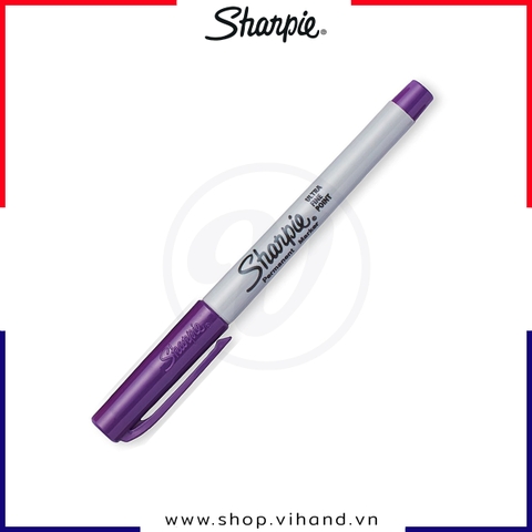 Bút lông dầu ngòi kim Sharpie Ultra Fine 0.5mm - Màu Tím (Purple)