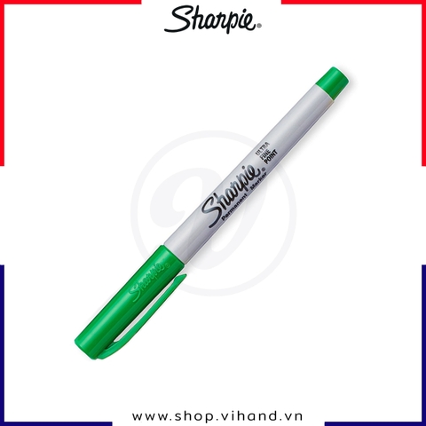 Bút lông dầu ngòi kim Sharpie Ultra Fine 0.5mm - Màu xanh lá (Green)