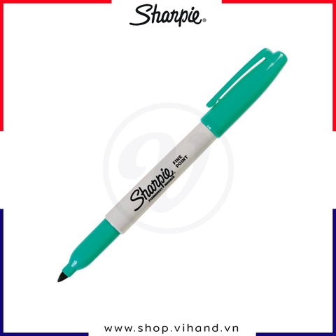 Bút lông dầu vẽ trên nhiều chất liệu Sharpie Fine Point 0.9mm - Aqua (Màu xanh ngọc)