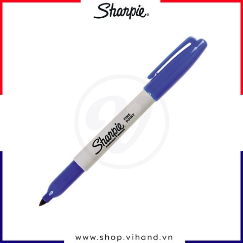 Bút lông dầu vẽ trên nhiều chất liệu Sharpie Fine Point 0.9mm - Blue (Màu Xanh dương)