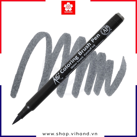 Bút lông ngòi cọ Sakura Koi Coloring Brush XBR#46 – Dark Cool Gray