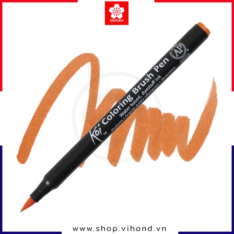 Bút lông ngòi cọ Sakura Koi Coloring Brush XBR#5 – Cam (Orange)