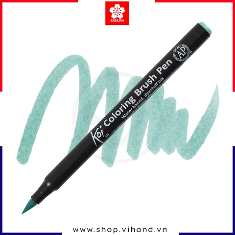 Bút lông ngòi cọ Sakura Koi Coloring Brush XBR#426 – Peacock Green