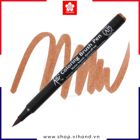 Bút lông ngòi cọ Sakura Koi Coloring Brush XBR#14 – Raw Sienna