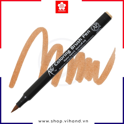 Bút lông ngòi cọ Sakura Koi Coloring Brush XBR#407 – Woody Brown